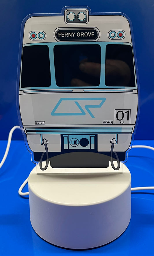 USB Lamp - Queensland Rail EMU Grey
