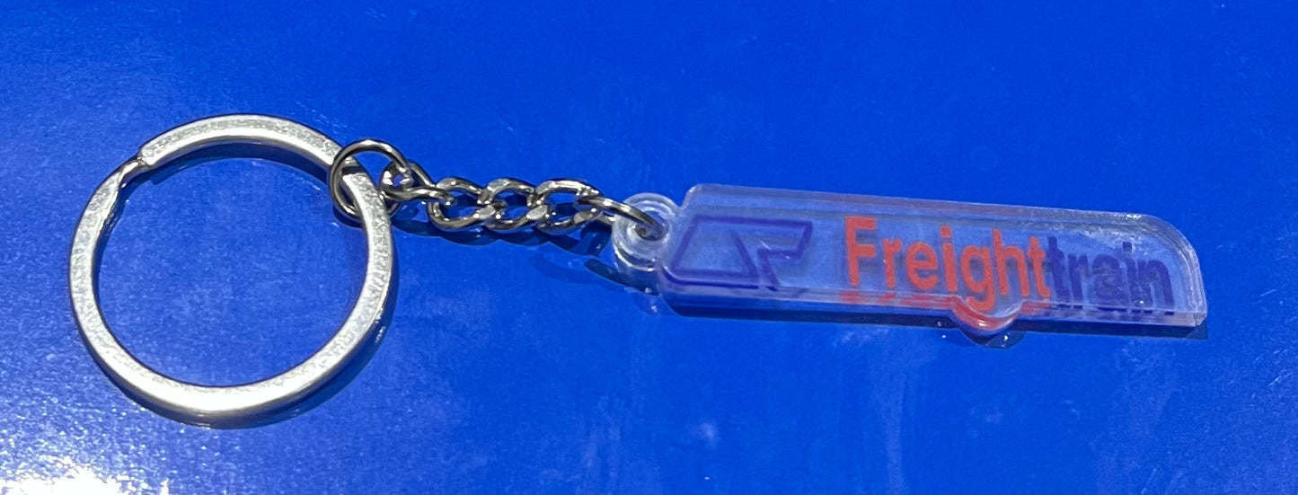 Queensland Rail FreightTrain logo Keyring