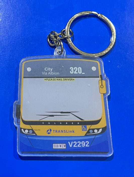 Brisbane City Council Bus Keyring