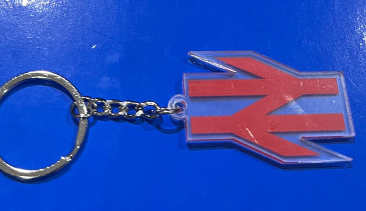 British Rail logo keyring