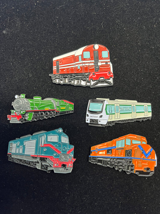 Western Australia Train Badges - Series 1 - Set of 5