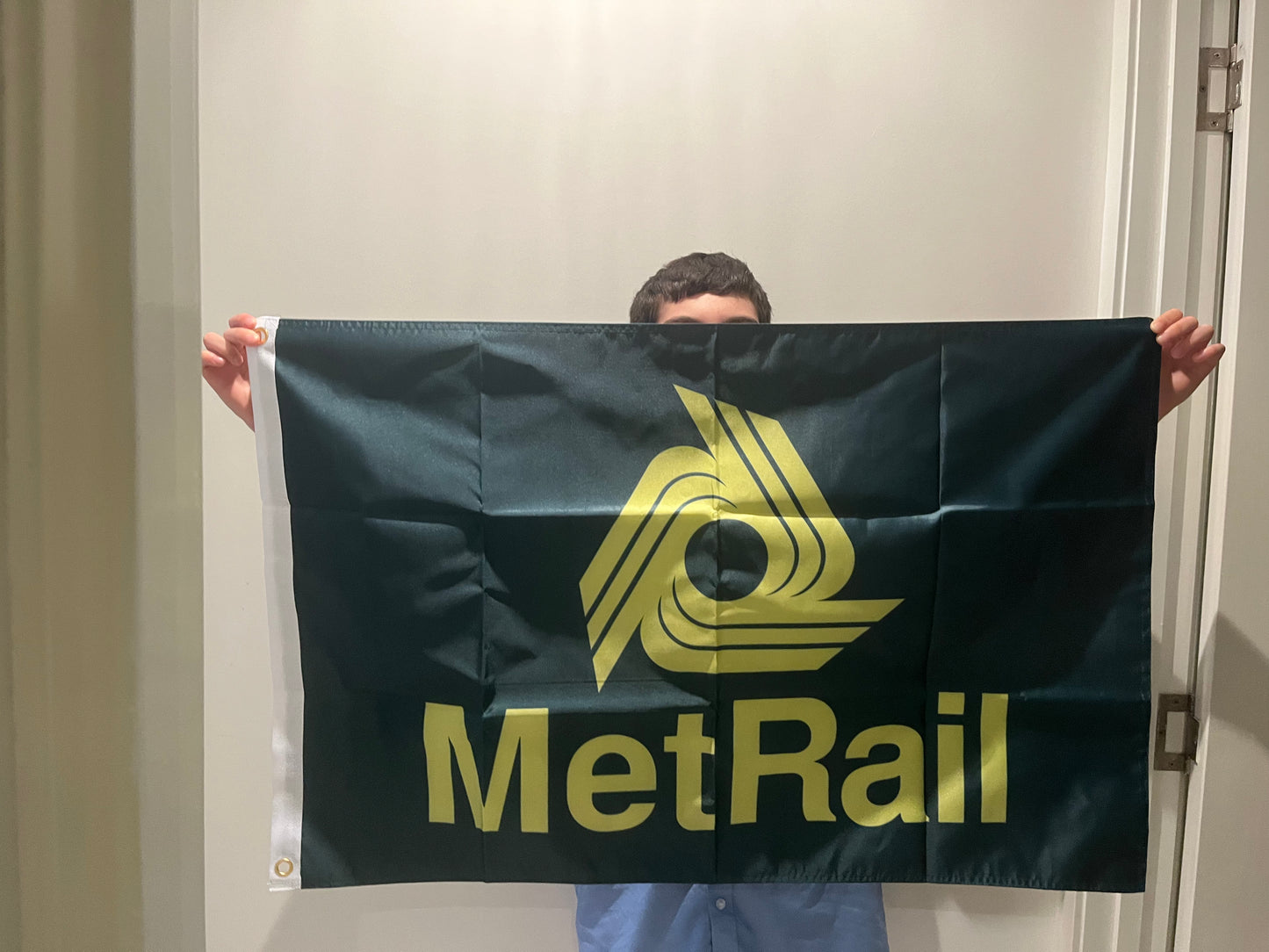 MetRail Logo Flag - 90x60cm