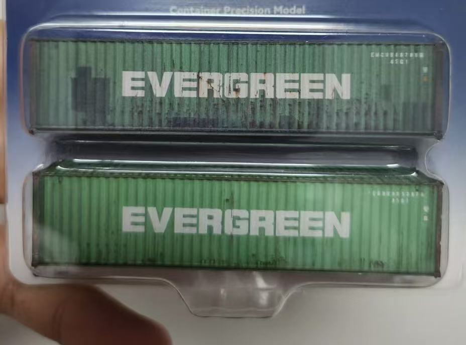 N Scale Shipping Container Set - Evergreen - Pre Weathered - Pre Order