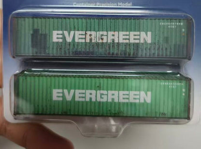 N Scale Shipping Container Set - Evergreen - Pre Weathered - Pre Order