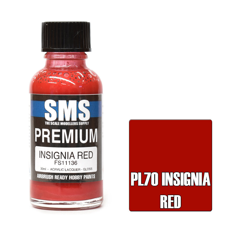 SMS Paints Premium INSIGNIA RED FS11136 30ml – Model Box