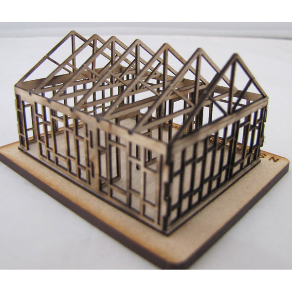 Trackside Models Laser Cut Kit - House Under Construction - N Scale
