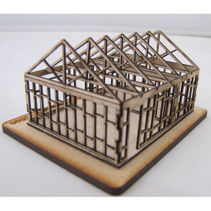 Trackside Models Laser Cut Kit - House Under Construction - N Scale