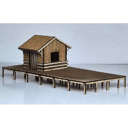 Trackside Models Laser Cut Kit - NSW G1 Goods Shed - N Scale