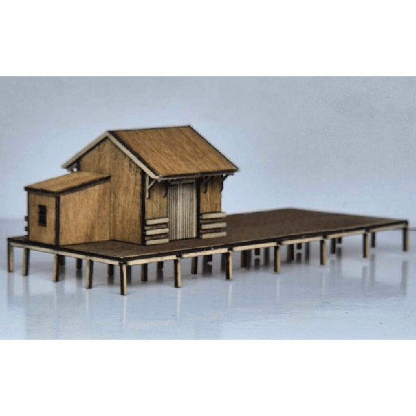 Trackside Models Laser Cut Kit - NSW G1 Goods Shed - N Scale