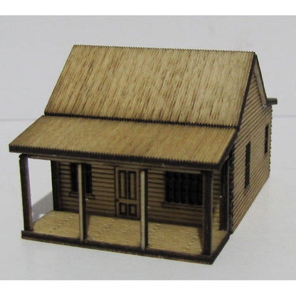 Trackside Models Laser Cut Kit - Sawtooth Cottage - N Scale