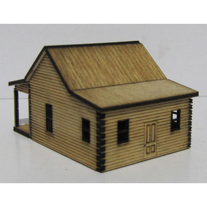 Trackside Models Laser Cut Kit - Sawtooth Cottage - N Scale