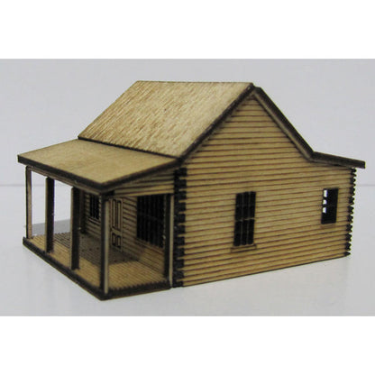 Trackside Models Laser Cut Kit - Sawtooth Cottage - N Scale