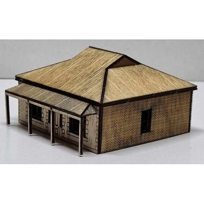 Trackside Models Laser Cut Kit - The Federation Cottage - N Scale