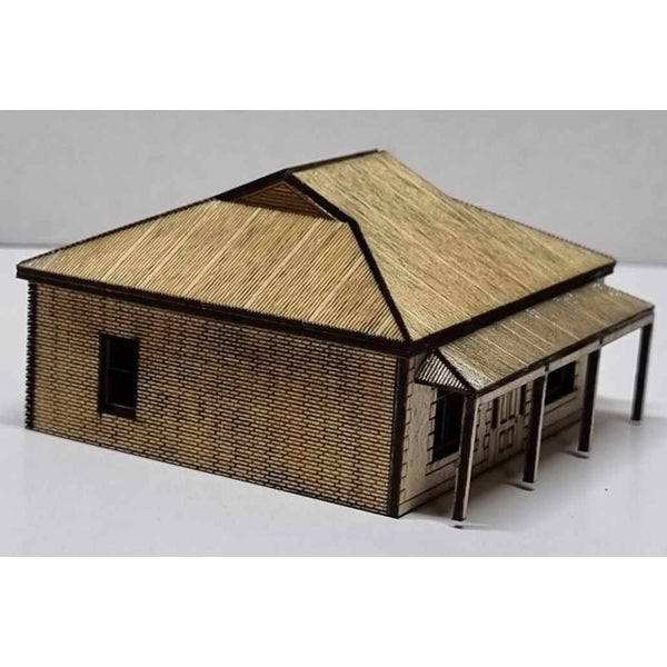 Trackside Models Laser Cut Kit - The Federation Cottage - N Scale