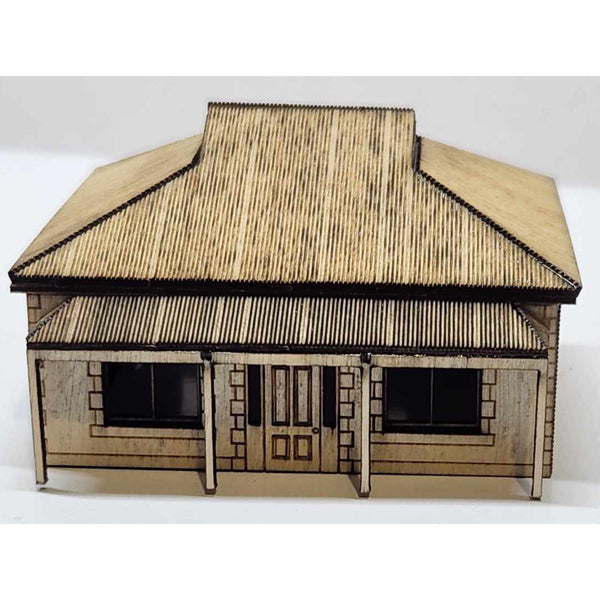Trackside Models Laser Cut Kit - The Federation Cottage - N Scale
