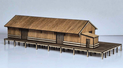 Trackside Models Laser Cut Kit - NSW G4 Goods Shed - N Scale