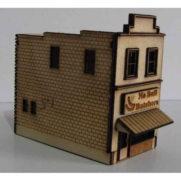 Trackside Models Laser Cut Kit - Butchers Store - N Scale