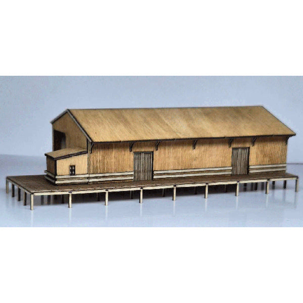 Trackside Models Laser Cut Kit - NSW G6 Goods Shed - N Scale