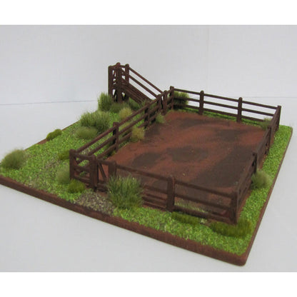 Trackside Models Laser Cut Kit - Cattle Yard & Loading Ramp - HO Scale