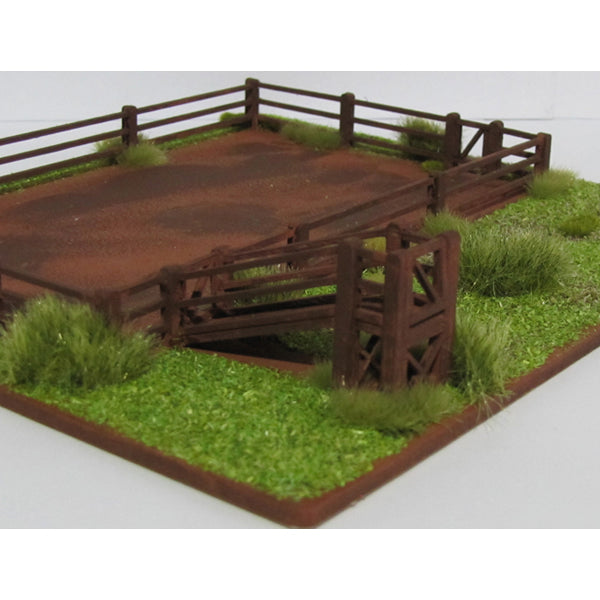 Trackside Models Laser Cut Kit - Cattle Yard & Loading Ramp - HO Scale