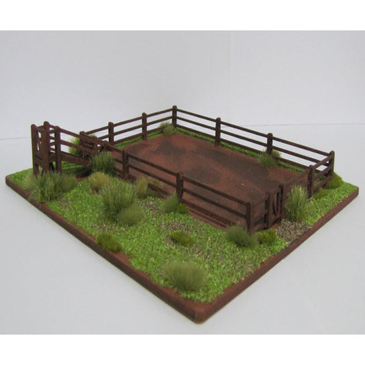 Trackside Models Laser Cut Kit - Cattle Yard & Loading Ramp - HO Scale