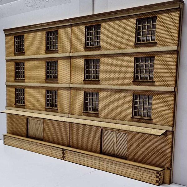 Trackside Models Laser Cut Kit - Low Relief Warehouse - HO Scale