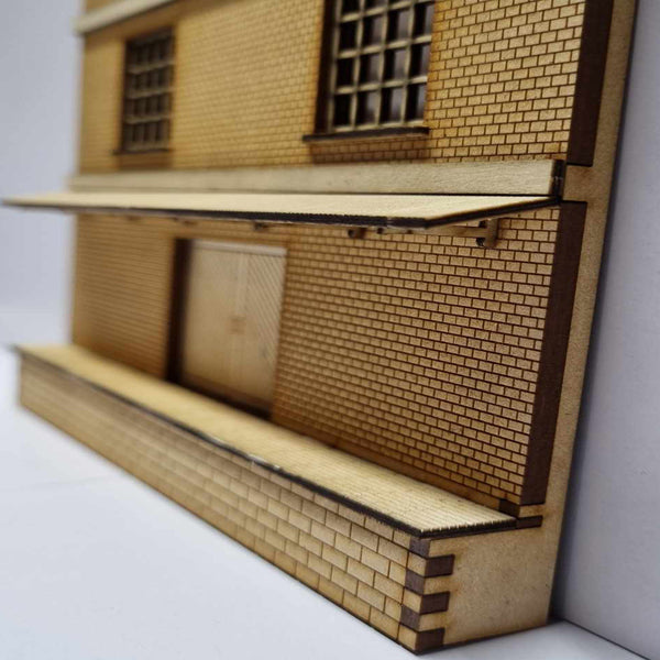 Trackside Models Laser Cut Kit - Low Relief Warehouse Ext - HO Scale