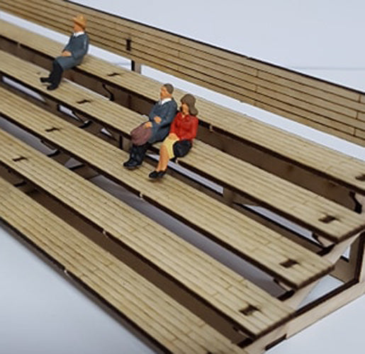 Trackside Models Laser Cut Kit - Fan Stands - HO Scale