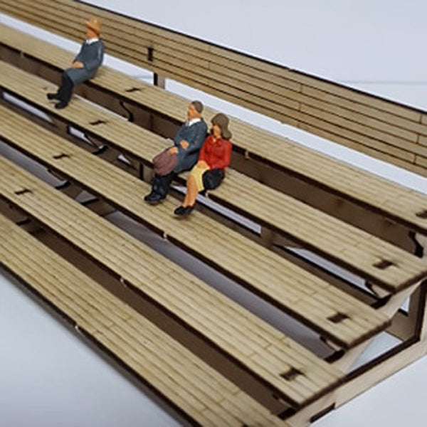 Trackside Models Laser Cut Kit - Fan Stands - HO Scale