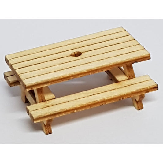Trackside Models Laser Cut Kit - Picnic Tables – 6 Per Pack - N Scale