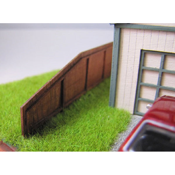 Trackside Models Laser Cut Kit - Timber Fence - HO Scale