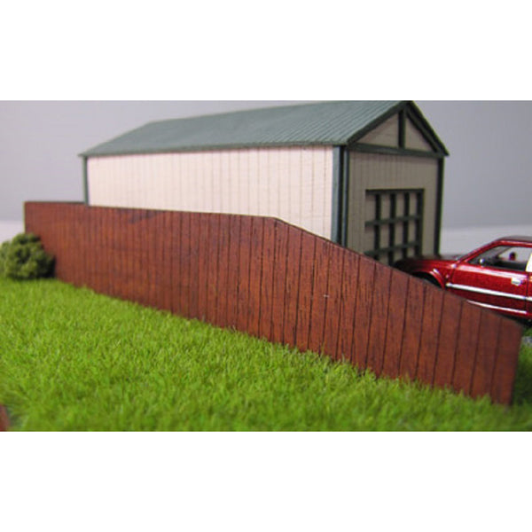 Trackside Models Laser Cut Kit - Timber Fence - HO Scale