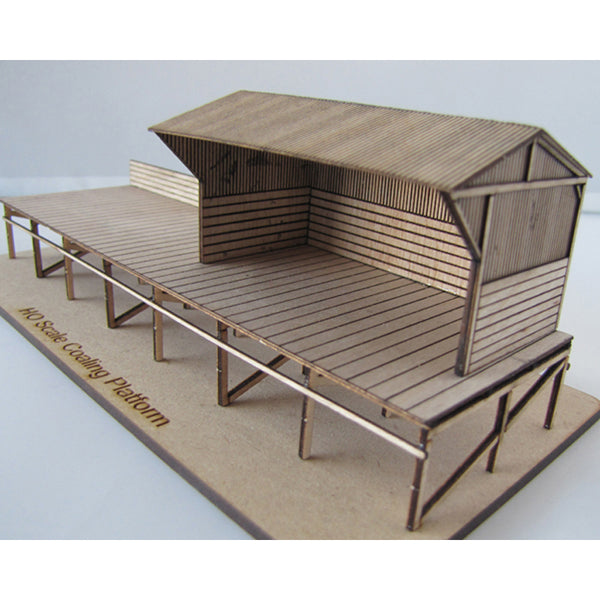 Trackside Models Laser Cut Kit - Coaling Platform - HO Scale