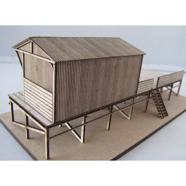Trackside Models Laser Cut Kit - Coaling Platform - HO Scale