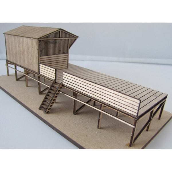 Trackside Models Laser Cut Kit - Coaling Platform - HO Scale