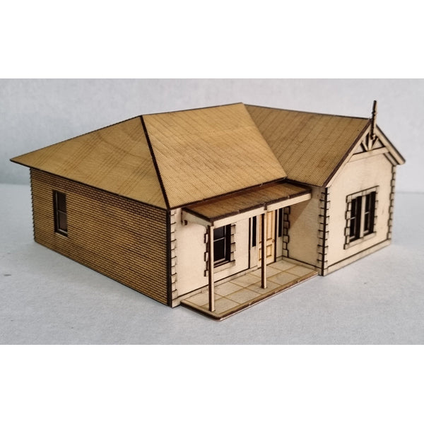 Trackside Models Laser Cut Kit - Federation House - HO Scale