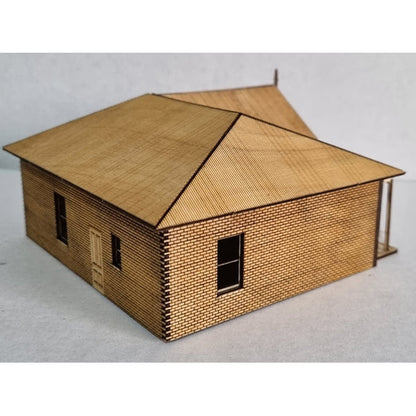 Trackside Models Laser Cut Kit - Federation House - HO Scale