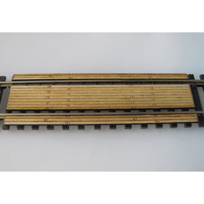 Trackside Models Laser Cut Kit - Dual Wooden Crossing  - HO Scale