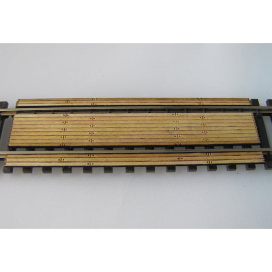 Trackside Models Laser Cut Kit - Dual Wooden Crossing  - HO Scale
