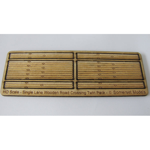 Trackside Models Laser Cut Kit - Single Lane Crossing - HO Scale