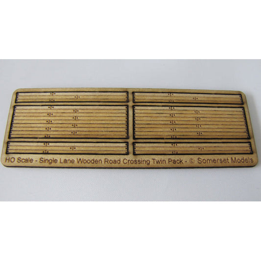 Trackside Models Laser Cut Kit - Single Lane Crossing - HO Scale