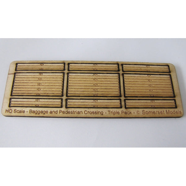 Trackside Models Laser Cut Kit - Baggage and Pedestrian Crossings - HO Scale