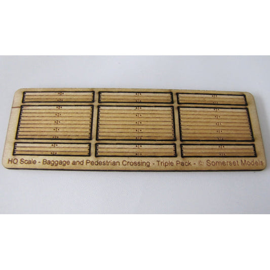 Trackside Models Laser Cut Kit - Baggage and Pedestrian Crossings - HO Scale