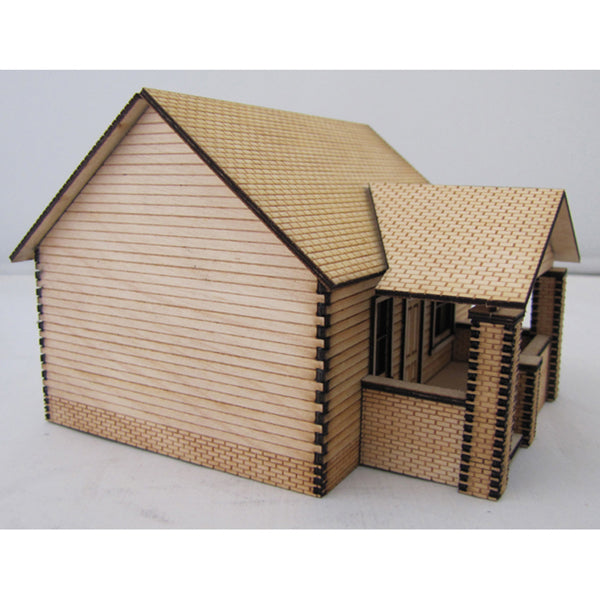 Trackside Models Laser Cut Kit - Victorian House  - HO Scale
