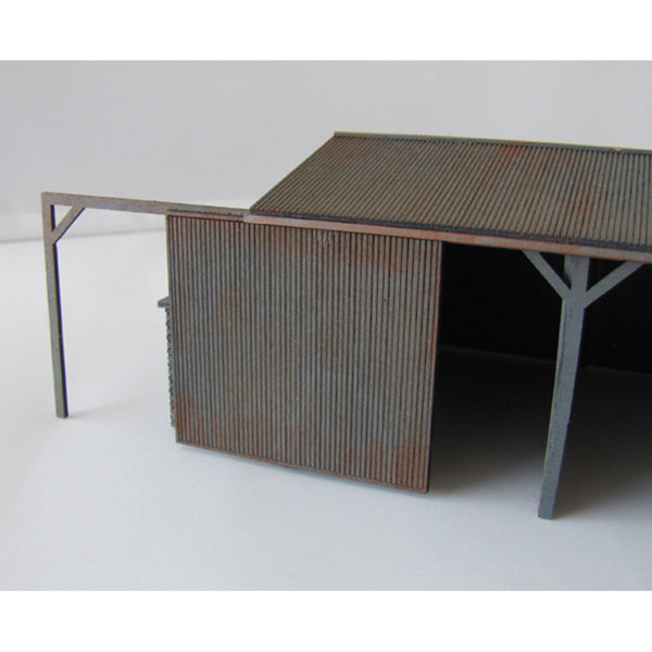 Trackside Models Laser Cut Kit - Tony's Shed  - HO Scale