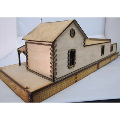 Trackside Models Laser Cut Kit - Tanunda Train Station - HO Scale