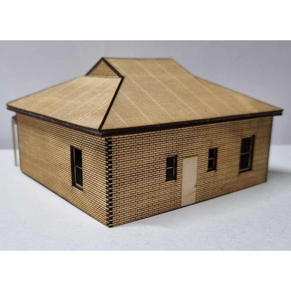 Trackside Models Laser Cut Kit - The Federation Cottage - HO Scale