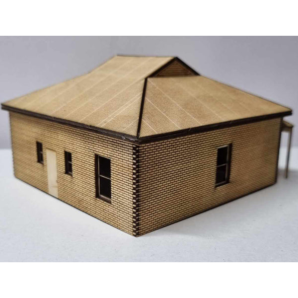 Trackside Models Laser Cut Kit - The Federation Cottage - HO Scale