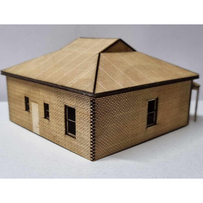Trackside Models Laser Cut Kit - The Federation Cottage - HO Scale