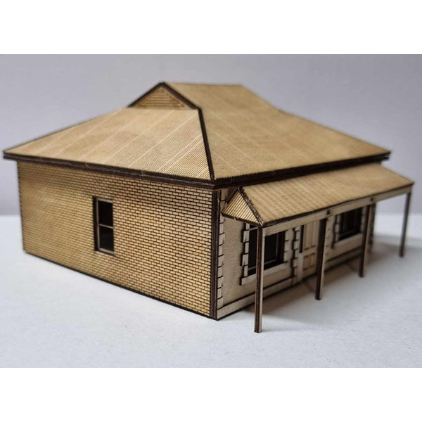 Trackside Models Laser Cut Kit - The Federation Cottage - HO Scale